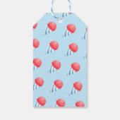 Snow Cone Kinderen Verjaardag Dank u Cadeaulabel (Achterkant)