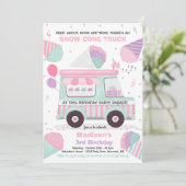 Snow Cone verjaardagsfeestje rijden door verjaarda Kaart