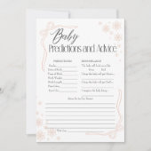 Snow Coquette Taupe Baby Voorspellingen Advies Kaa Kaart (Voorkant)