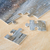Snow Country Road Winter Art Puzzel Legpuzzel (Zijkant)