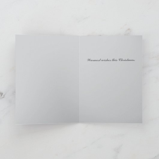 Snow Covered Christmas Card Feestdagen Kaart (Binnen)