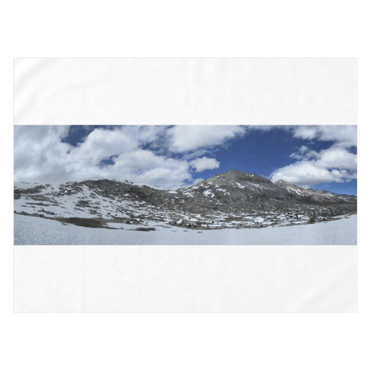 Snow Covered Donahue Pass - John Muir TraIl Tafelkleed (Voorkant (Horizontaal))