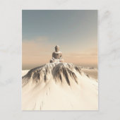Snow Covered Mountain Buddha Briefkaart (Voorkant)
