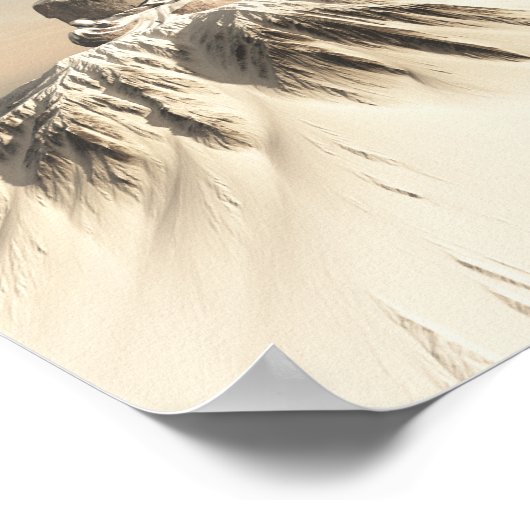 Snow Covered Mountain Buddha Poster (Hoek)