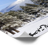 Snow Covered Prairie & San Francisco Peaks Arizona Poster (Hoek)