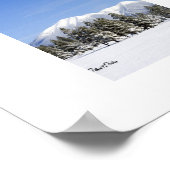Snow Covered Prairie & San Francisco Peaks Arizona Poster (Hoek)