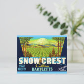 Snow Crest Briefkaart (Staand voorkant)