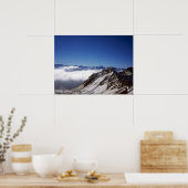 Snow Davos Swiss Holiday Card Poster (Keuken)