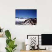 Snow Davos Swiss Holiday Card Poster (Thuiskantoor)