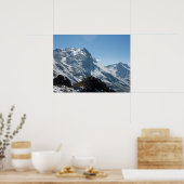 Snow Davos Swiss Holiday Card Poster (Keuken)