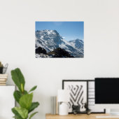 Snow Davos Swiss Holiday Card Poster (Thuiskantoor)