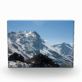 Snow Davos Swiss Holiday Card Poster Fotoblokken