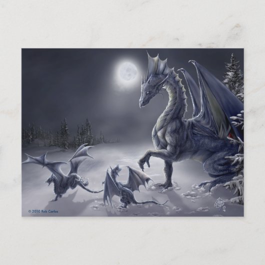 Snow Day Briefkaart (Voorkant)