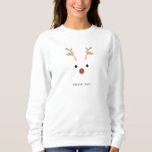 Snow Day herten sweatshirt (Voorkant)