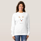 Snow Day herten sweatshirt (Voorkant volledig)
