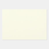 Snow Day Solid Holiday Cream Inpakpapier Vel (Voorkant 3)