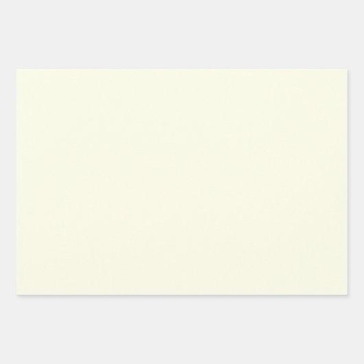 Snow Day Solid Holiday Cream Inpakpapier Vel (Voorkant 3)