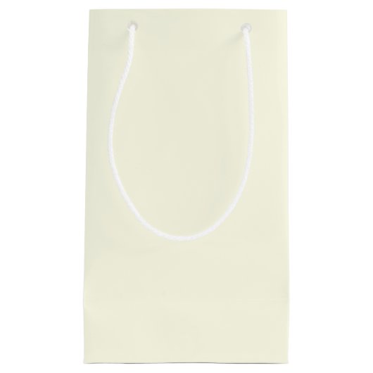 Snow Day Solid Holiday Cream Klein Cadeauzakje (Voorkant)