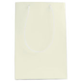 Snow Day Solid Holiday Cream Medium Cadeauzakje (Voorkant)