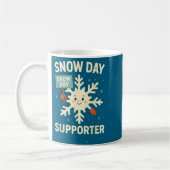 Snow Day Suprter Funny Snow Day Quote Let It Snow  Koffiemok (Links)