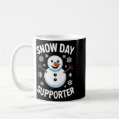 Snow Day Suprter Snow Snowflake Snowman Winter Tea Koffiemok (Links)