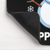 Snow Day Suprter Snow Snowflake Snowman Winter Tea Muismat (Hoek)