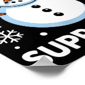 Snow Day Suprter Snow Snowflake Snowman Winter Tea Poster (Hoek)