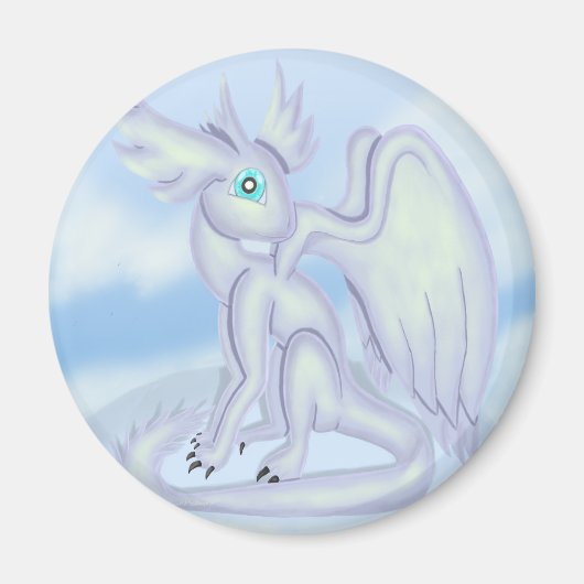 Snow Dragon Magneet (Voorkant)