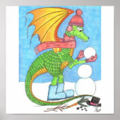 Snow Dragon Poster (Voorkant)
