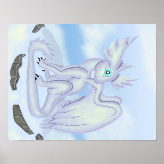 Snow Dragon Poster (Voorkant)