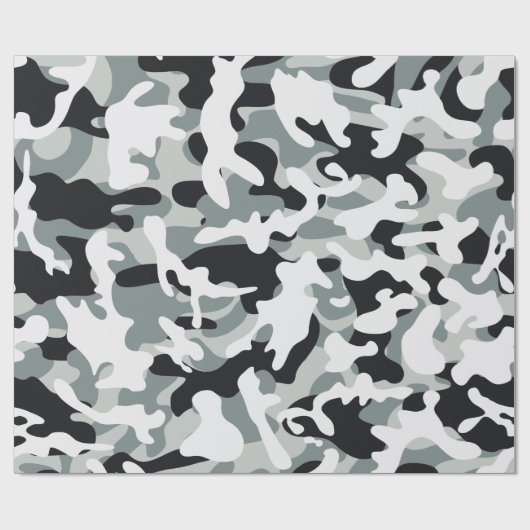 Snow Dust Camouflage Cadeaupapier (Vlak)