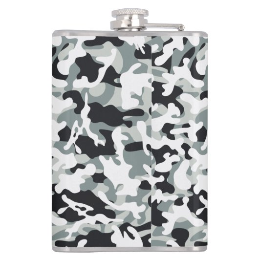 Snow Dust Camouflage Heupfles (Achterkant)