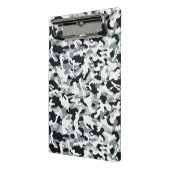 Snow Dust Camouflage Mini Klembord (Angled2)