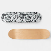 Snow Dust Camouflage Persoonlijk Skateboard (Horizontaal)