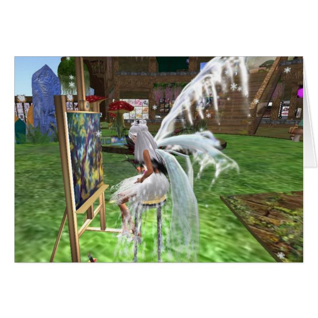 Snow Fairy Artist (Voorkant Horizontaal)