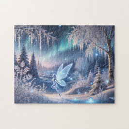 Snow Fairy Icy Winter Wonderland Legpuzzel