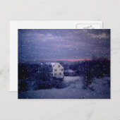 Snow Falling on Manchester Briefkaart (Voorkant / Achterkant)