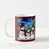 Snow Family Faux Glas in lood Koffiemok (Links)