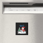 Snow-fi Signal Lost Funny Christmas Snowman Wifi  Magneet (Insitu (Vaatwasser))