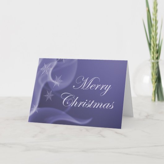 Snow Flake Christmas Kaart (Voorkant)