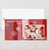 Snow Flake Kerstkaart (Voorkant / Achterkant)