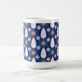 Snow Flake Pattern Coffee Mok (Center)