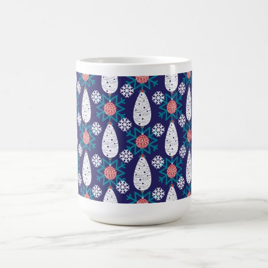 Snow Flake Pattern Coffee Mok (Center)
