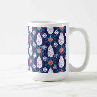 Snow Flake Pattern Coffee Mok