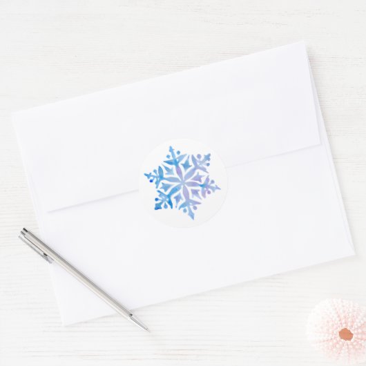 Snow Flake Sticker (Envelop)