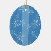 Snow Flakes-Ornament Keramisch Ornament (Rechts)