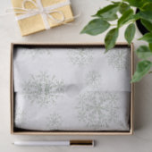Snow Flakes White Tissuepapier (Geschenk)