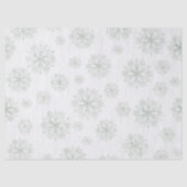 Snow Flakes White Tissuepapier (Voorkant)
