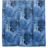 Snow flowers..... douchegordijn (Voorkant)