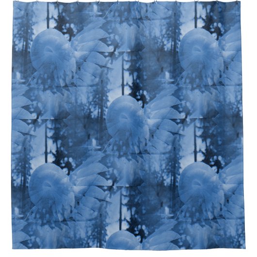 Snow flowers..... douchegordijn (Voorkant)